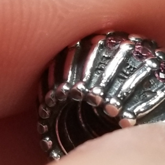 Authentic Gently Pre-loved Pandora Silver Pink Show Stopper CZ Bead 790545CZS - Picture 5 of 7